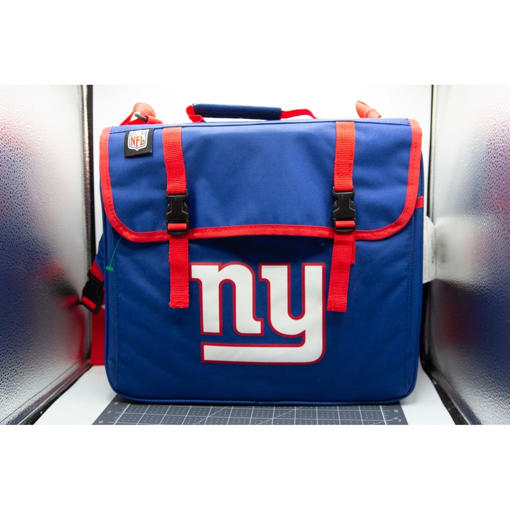 NFL New York Giants Folding Stadium Seat Blue Red Portable Cushion Chair NWT
